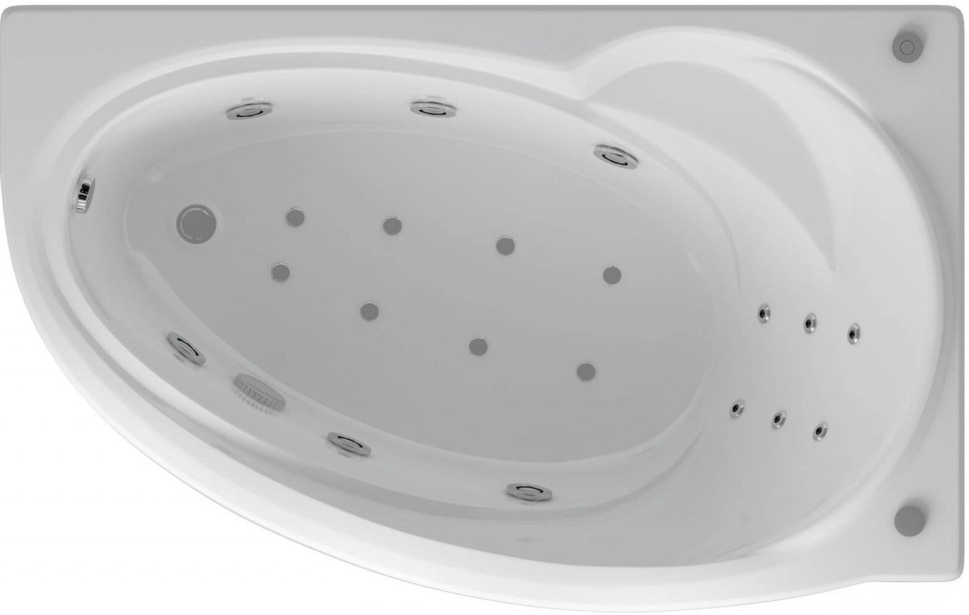 

Ванна Aquatek Бетта 150x95R (с экраном)