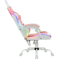 Игровое (геймерское) кресло Defender Ideal (белый/розовый) в Могилеве