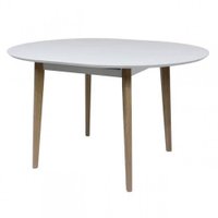 Кухонный стол Виста Сиена 100x100/131 (белый/ольxа)