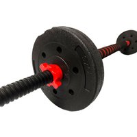 Набор гантелей с соединительным грифом  AMETIST композитные 30 кг