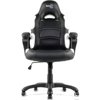 Игровое (геймерское) кресло AeroCool AC80C (черный/белый)