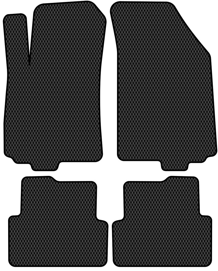 

Комплект ковриков для авто Alicosta Chevrolet Aveo II (хэтчбек 5 дв, седан / T300) 2011 - 2015 (черный, ромб)