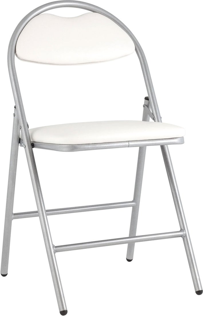 

Стул Stool Group Hagen (экокожа белый/металлик)