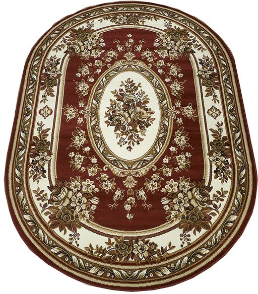 

Ковер для жилой комнаты БелКа Лайла Де Люкс Овал 15461 10366 (1x2)