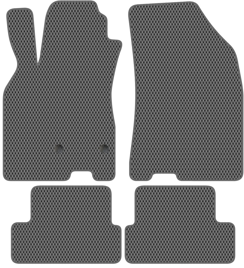 

Комплект ковриков для авто Alicosta Renault Logan Stepway (седан) 2018 - Н.В. (серый, ромб)