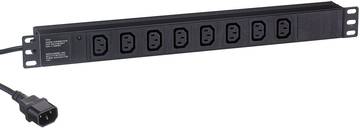 

Блок розеток ExeGate ServerPro PDU-19H809 Al-8C13-EU2.5CU