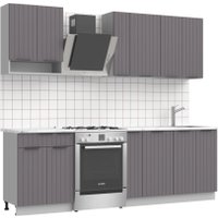 Готовая кухня Arvento АНТА-плюс 1.8м (графит)