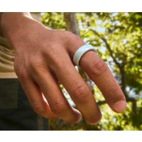  Oura Ring 4 Ceramic (голубой, размер 8)