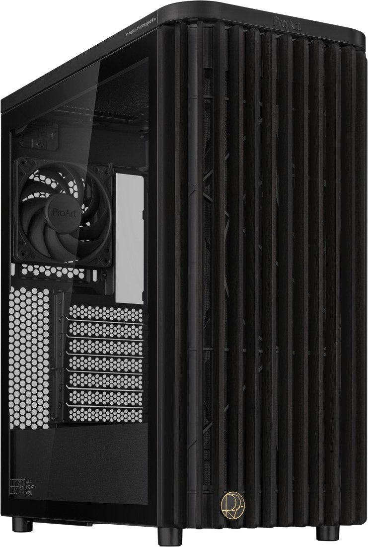Корпус ASUS ProArt PA401 Wood Edition TG Panel (черный)