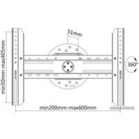 Кронштейн для телевизора SBOX PLB-1246F
