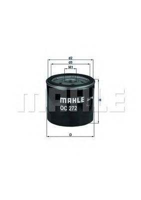 

Масляный фильтр Mahle Knecht OC272