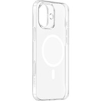 Чехол для телефона Baseus Crystal Magnetic Phone Case TouchButton Version для iPhone 16 (прозрачный)