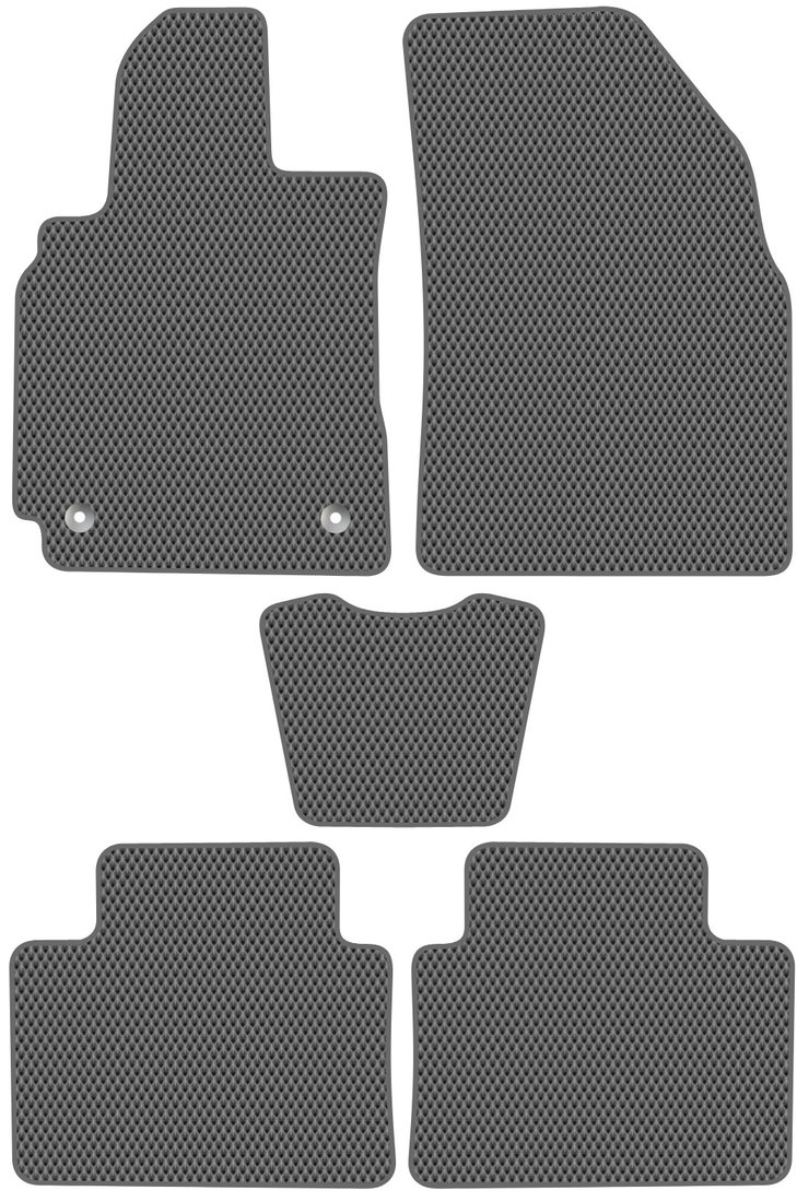 

Комплект ковриков для авто Alicosta Chevrolet Monza IV (седан) 2022 - Н.В. (серый, ромб)