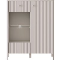 Шкаф-витрина Black Red White Dalia REG1W1D с подсветкой (персидский жемчуг)