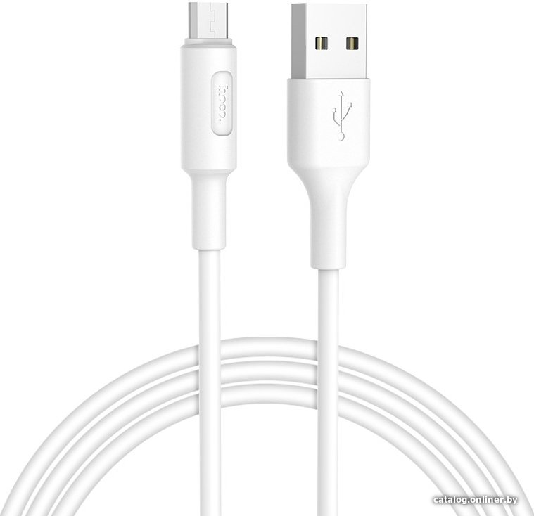 Кабель Hoco X25 microUSB (белый)