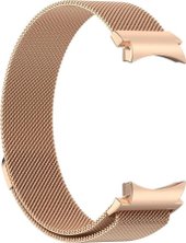 Milanese loop металлический для Samsung Galaxy Watch4/5/6 (20 мм, красное золото)