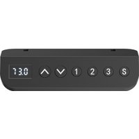 Стол ErgoSmart Electric Desk Light 1200х650х18 мм (дуб темно-коричневый/белый)