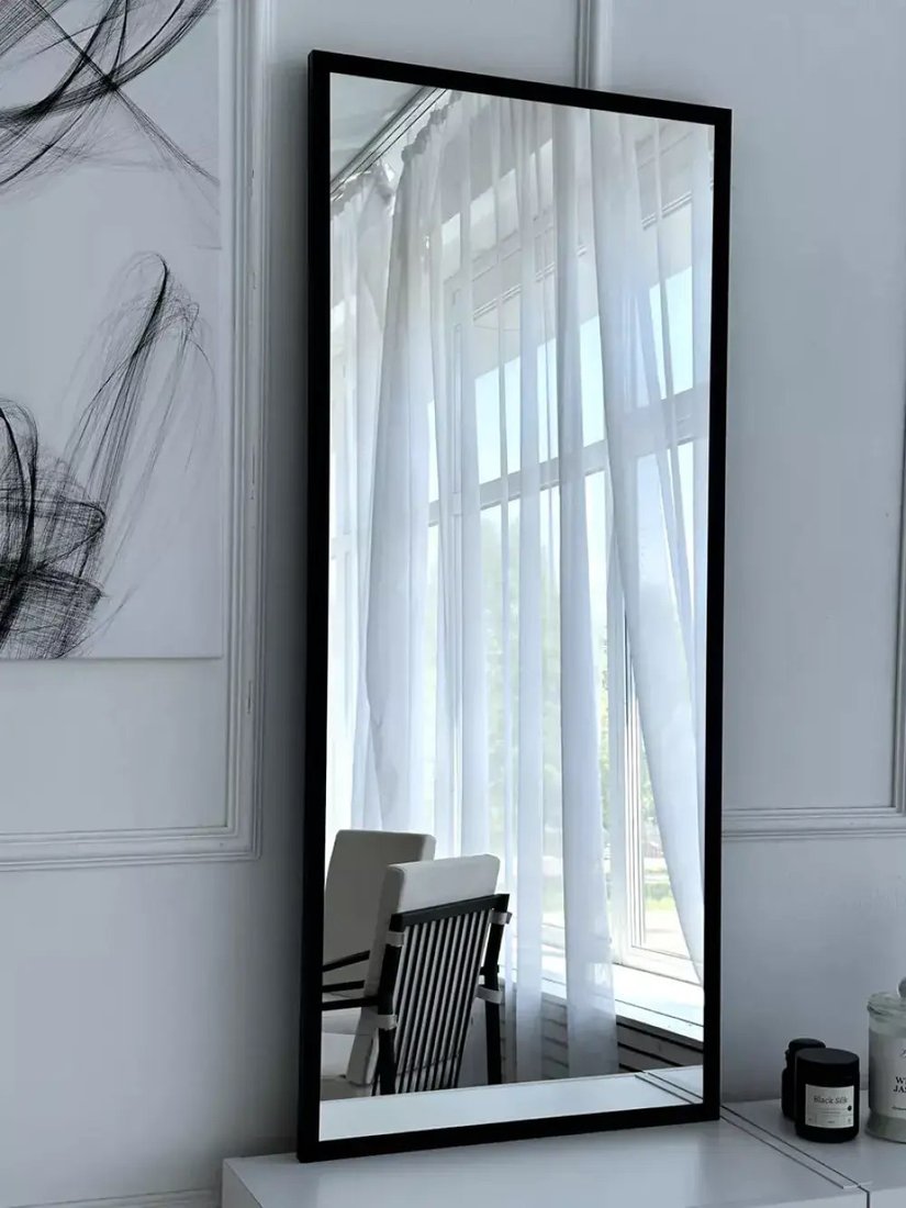 

Зеркало eMZe Line 52x102 LINE.52.102.CHE (черный)