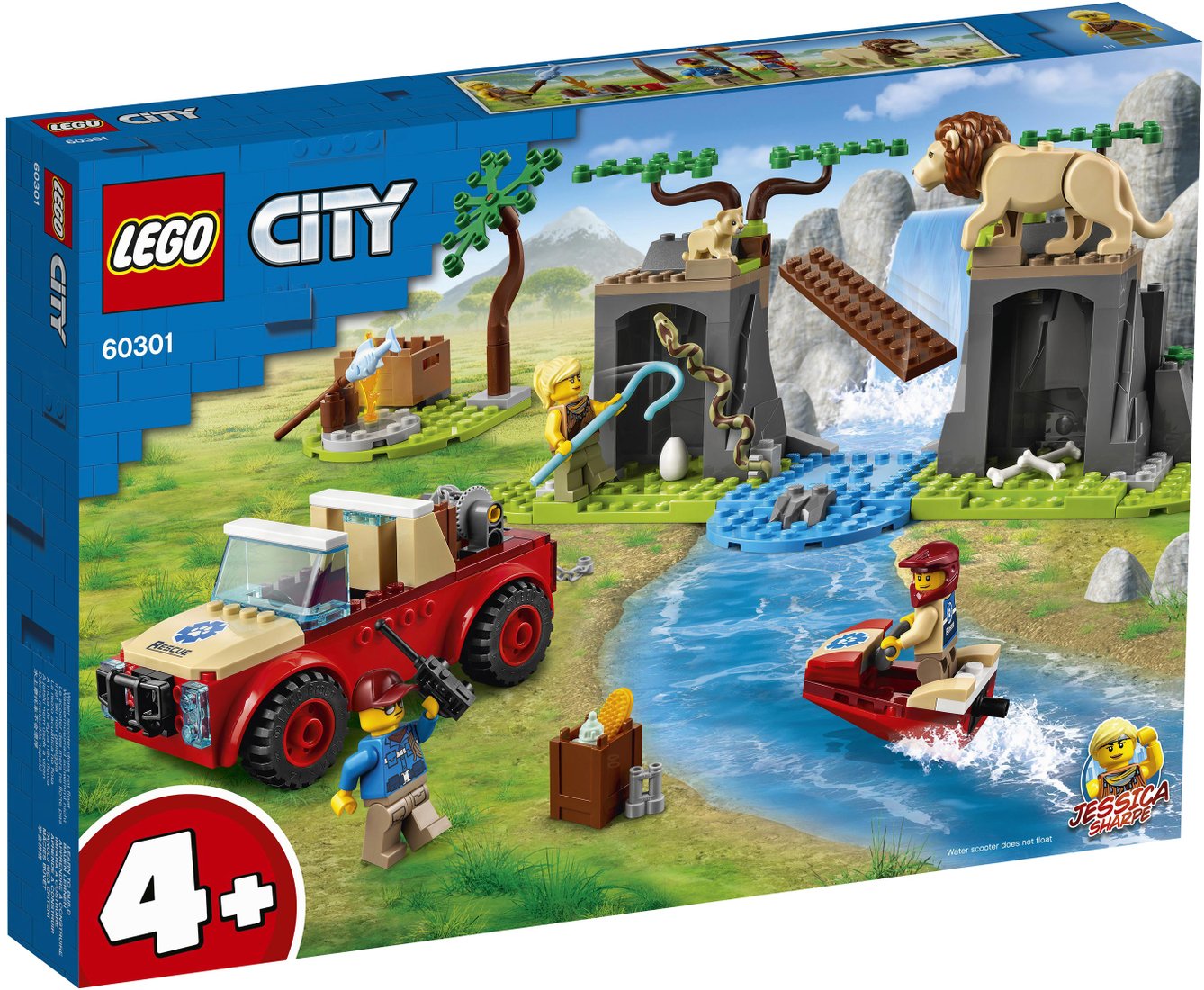 

Конструктор LEGO City 60301 Спасательный внедорожник для зверей