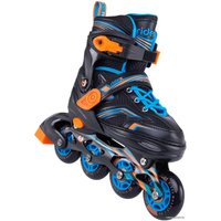 Роликовые коньки Ridex Remi (р. 31-34, черный/оранжевый/голубой)