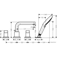 Смеситель Hansgrohe Metris S 31443000