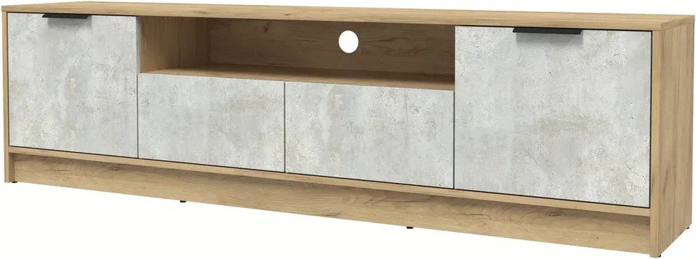 

Тумба Интерлиния ТВ Концепт КТ-ТВ4-50 (бетон лайт/дуб золотой)