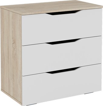 Комод Трия Тип 3 (дуб сонома/белый ясень)