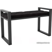 Банкетка Hype Mebel Бридж (черный/черный)