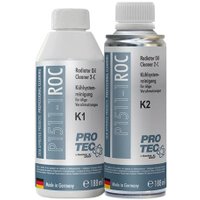 Присадка в радиатор Pro Tec Очиститель систем охлаждения от накипи и масла Radiator Oil Cleaner 2-components 376мл P1511-1