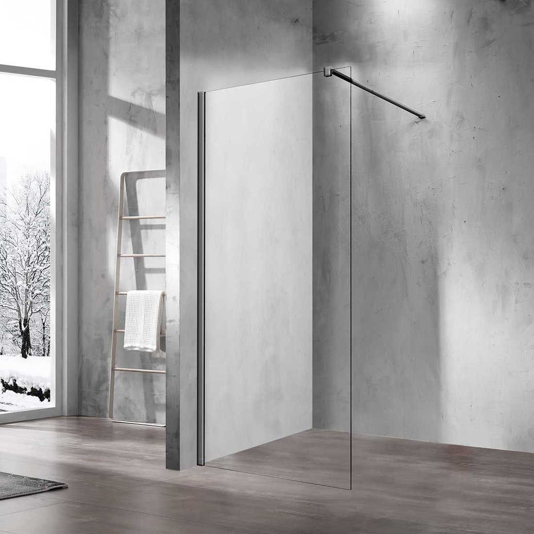 Душевая стенка Vincea Walk-In VSW-1H100CLGM