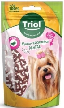 

Лакомство для собак Triol Dental из утки для мелких пород (50 г)