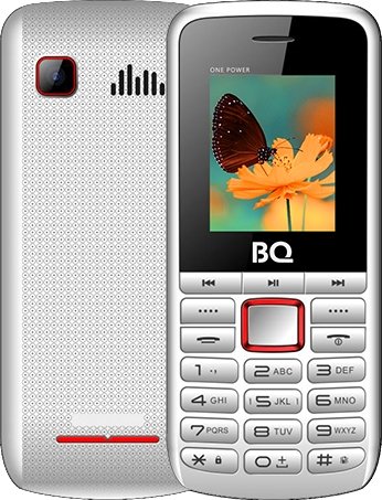 

Телефон BQ BQ-1846 One Power (белый/красный)