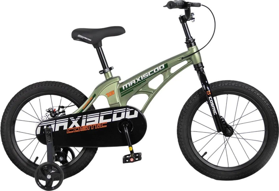 Детский велосипед Maxiscoo Cosmic 16 2026 MSC-C1651B (оливковый матовый)