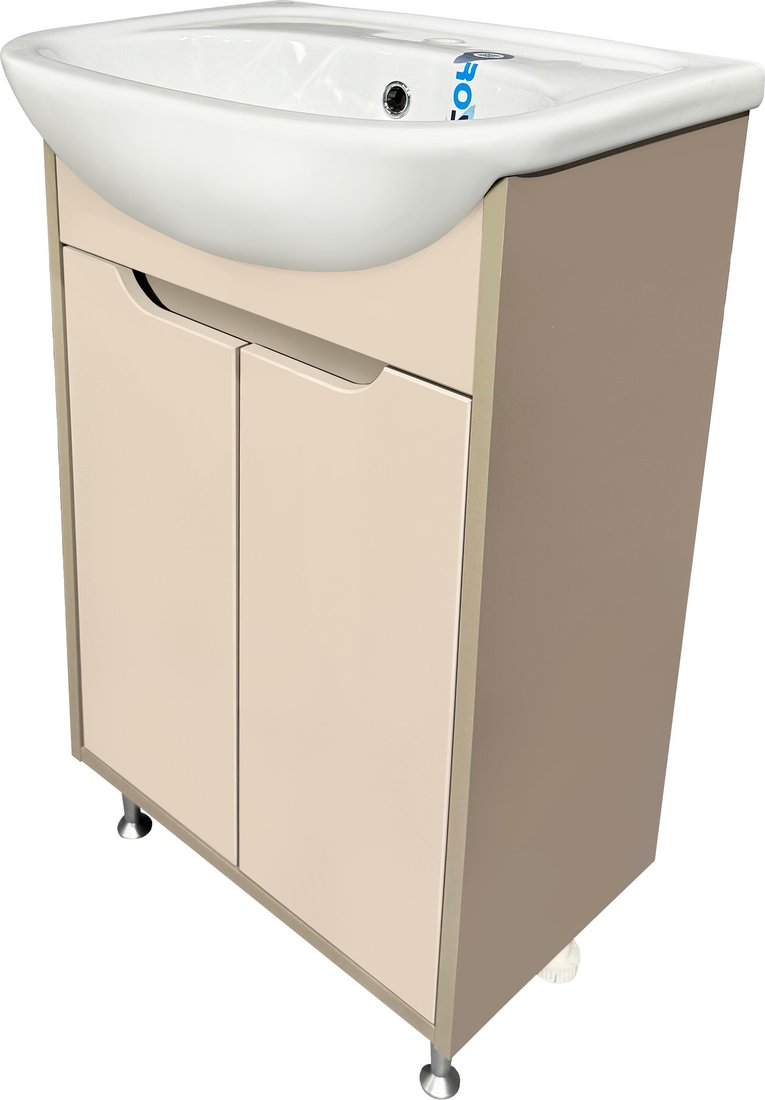 

Runo Тумба под умывальник Эконова 60 (какао/бежевый)