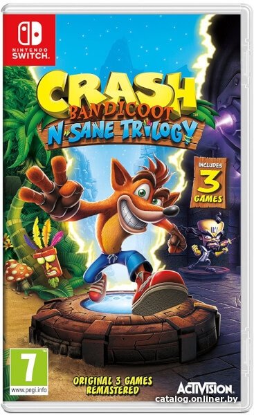 Игра Crash Bandicoot N. Sane Trilogy для Nint...