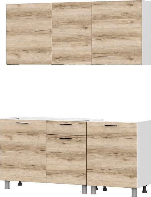 

Готовая кухня SV-Мебель Лаванда без столешницы (дуб делано)