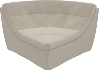 Лига диванов Холидей люкс 105686 (микровельвет, бежевый)