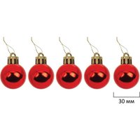 Елочная игрушка Золотая сказка 592184 (67 шт, красный/зеленый)