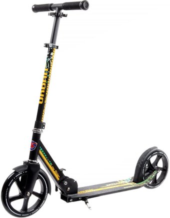 Двухколесный подростковый самокат Slider Urban Low Rider (черный/желтый)