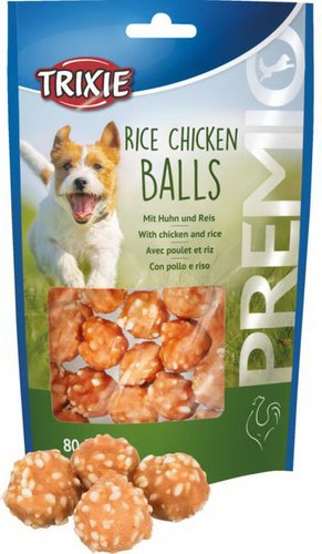 Лакомство для собак Trixie PREMIO Rice Chicken Balls (шарики из курицы с рисом) 80 г