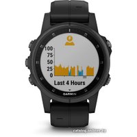 Умные часы Garmin Fenix 5S Plus Sapphire (черный)