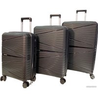 Чемодан-спиннер Mironpan 23103 56 см (черный)