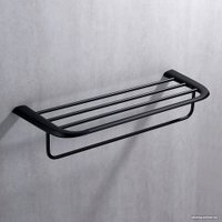 Полка для полотенца Abber Nord AA1554B (черный матовый)
