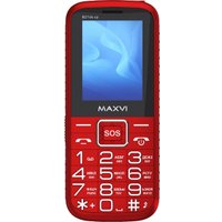 Кнопочный телефон Maxvi B21ds Up (красный)