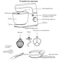 Планетарный миксер Kitfort KT-3018-1