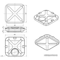 Бак ЭкоПром Rostok 150 л (с подогревом)