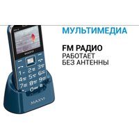 Кнопочный телефон Maxvi B6ds up (маренго)