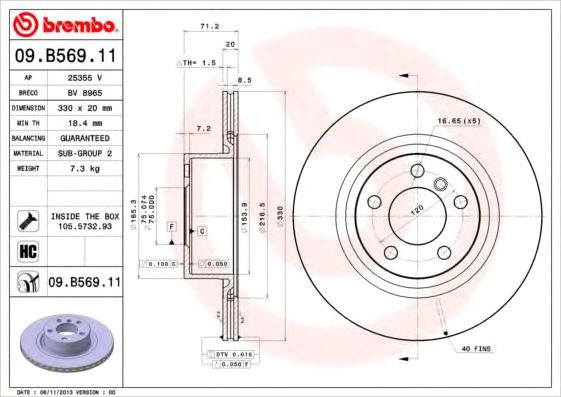 

Brembo 09B56911