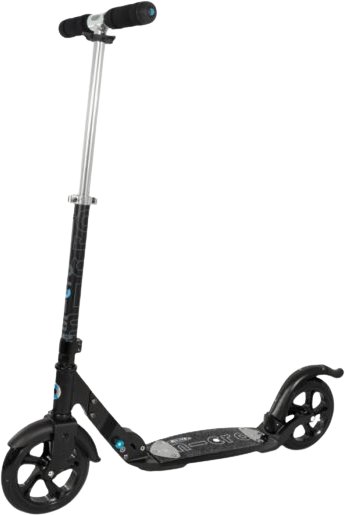 

Двухколесный подростковый самокат Micro Flex New PA 200 мм (черный)