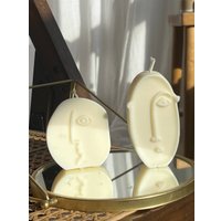 Свеча chaos лицо 8х8 см + 9.5х5 см (2 шт)